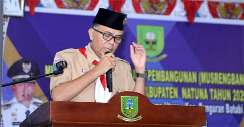 Wan Siswandi Buka Musrembang Wilayah II Natuna di Pulau Laut