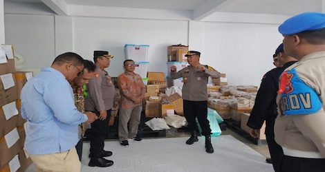 Pastikan Kesiapan Logistik Pilkada 2024, Karo Ops Polda Kepri Kunjungan Asistensi ke Karimun