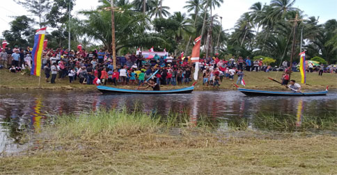 Peringatan HUT Kemerdekaan RI Ke-74 Natuna Diisi Beragam Lomba Rakyat