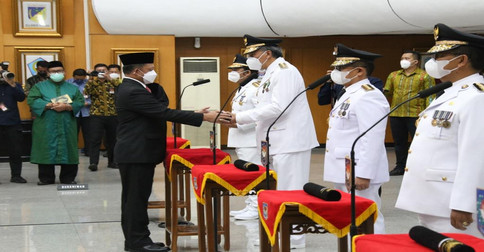 Mendagri Lantik 5 Penjabat Gubernur yang Masa Jabatannya Berakhir Pertengahan Mei 2022