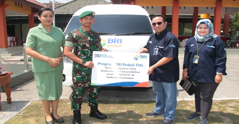 TK Kartika Kodim Lamongan Terima Mobil Operasional Pendidikan dari BRI