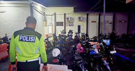 Satlantas Tanjungpinang Gencar Tertibkan Balap Liar, Delapan Motor Diamankan