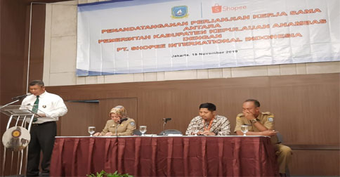 Pemkab Anambas Gandeng Shopee Pasarkan Produk UMKM