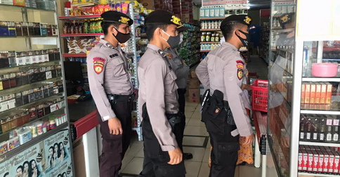 Sat Shabara Polres Natuna Gencar Imbau Masyarakat Terapkan Protokol Kesehatan