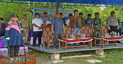 Wabup Natuna Buka Open Tournament CUP I di Kecamatan Bunguran Barat