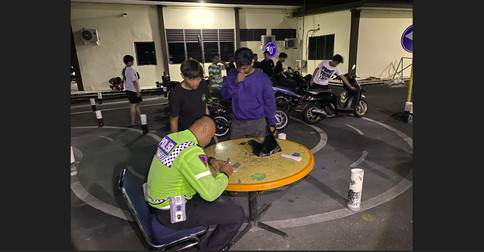 Polresta Tanjungpinang Gelar Patroli Cegah Balap Liar di Tengah Malam