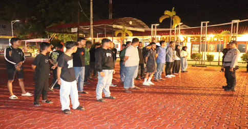 Polres Karimun Amankan 18 Motor dan 18 Remaja dalam Patroli Pamungkas Minggu Dinihari Tadi
