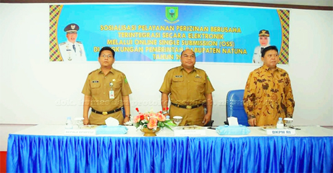 Pemkab Natuna Sosialisasikan Layanan Perizinan Lewat OSS