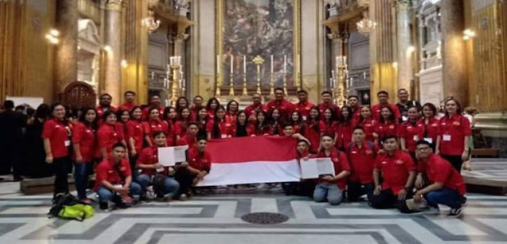 Paduan Suara dari Manado Juarai International Choir Festival and Competition Italia