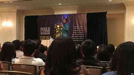 Wow, Pandji Jadi Juru Bicara di Amerika