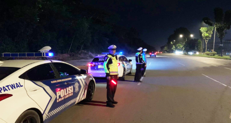 Wujudkan Rasa Aman, Polresta Barelang Gencarkan Patroli Malam Cegah Balap Liar di Batam
