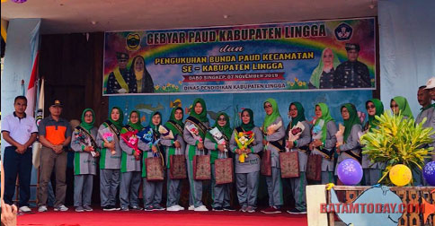 Gebyar Paud di Lingga, Momen Stimulasi Tumbuh Kembang Anak Usia Dini