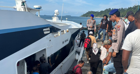 Antisipasi Premanisme, Polres Lingga Perketat Keamanan di Pelabuhan Jagoh