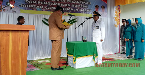Bupati Anambas Lantik Supriyadi Sebagai Camat Jemaja Barat