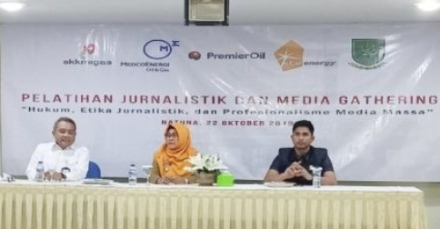 Pelatihan Jurnalistik, Wabup Natuna Aspresiasi Kepedulian SKK Migas