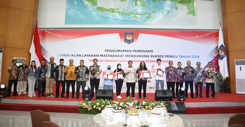 Inilah Pemenang Lomba Iklan Layanan Masyarakat Mendukung Sukses Pemilu Tahun 2024
