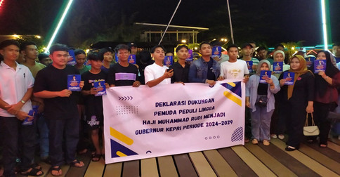 Pemuda Lingga Dukung Muhammad Rudi Wujudkan Pemerataan Pembangunan Kepri