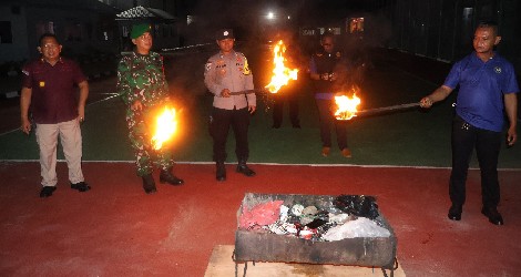 Razia Berlanjut ke Pemusnahan, Lapas Narkotika Tanjungpinang Pastikan Blok Hunian Bersih dari Barang Terlarang