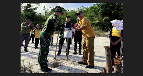 PT Karimun Granite Gelar Penanaman Pohon dan Aksi Bersih Sampah Plastik