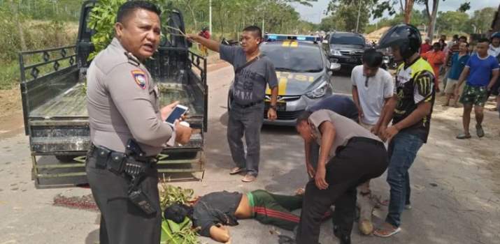 Pengendara Beat Tewas dengan Kepala Pecah di Jalan Trans Barelang