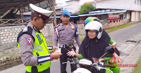 Hari Pertama Operasi Patuh Seligi 2019, Polres Lingga Tindak 15 Pengendara