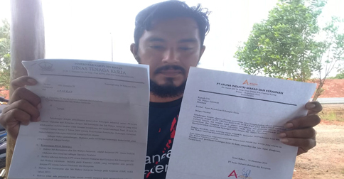 Belum Bayar Pesangon Karyawan Terkena PHK, PT AIMK Abaikan Anjuran Disnaker Bintan