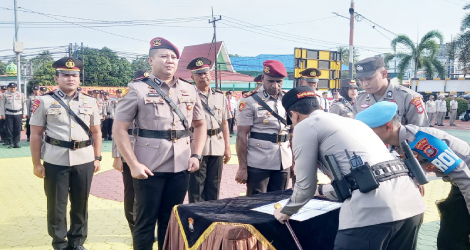 Empat Pejabat Utama Polresta Tanjungpinang Berganti, Kapolresta Tekankan Peningkatan Kinerja