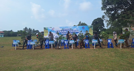 Rayakan HUT ke-12, AirNav Tanam 1.000 Pokok Pohon Nangka di Bintan