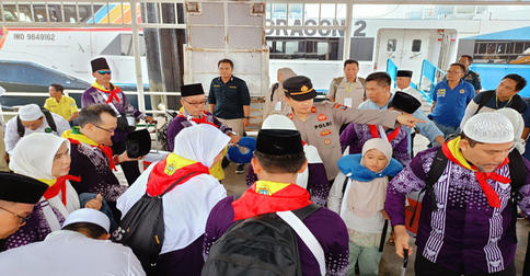 51 Personel Diterjunkan Kawal Pelepasan Keberangkatan JCH Kabupaten Karimun