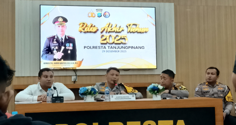 Sepanjang 2025, Polresta Tanjungpinang Tangani 238 Perkara Pidana, 150 Kasus Berhasil Diselesaikan