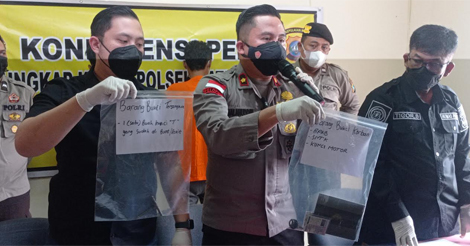 Polsek Batu Ampar Ciduk Pelaku Penikaman di Parkiran Pujasera Hotel Pacific Batam