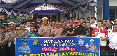 Pembangunan Pos Polantas 9012 Sekupang Ditanggung PT Sinar Basura Jaya