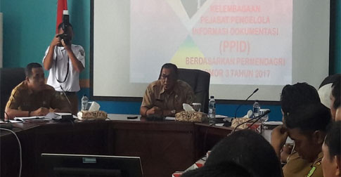 Pelayanan Masih Buruk, Humas Pemkab Natuna Gelar Rakor PPID