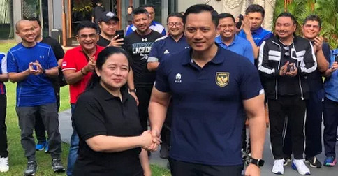 AHY-Puan Bertemu dan Olahraga Bareng, Tanda Koalisi di Pilpres?