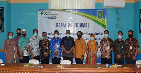 Pemkab Natuna dan BPJS Ketenagakerjaan Gelar Rakor Jaminan Sosial Tenaga Kerja 2020