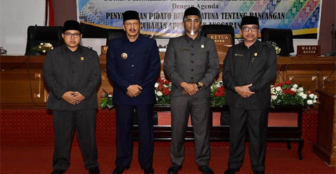 Bupati Natuna Sampaikan Rancangan Perubahan APBD 2020