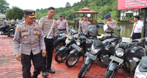 Polres Lingga Periksa Kelaikan Kendaraan Dinas untuk Dukung Tugas Personel di Lapangan