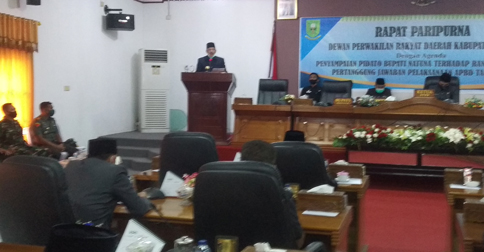 Bupati Sampaikan Ranperda Pertanggungjawaban APBD 2019 ke DPRD Natuna
