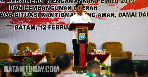 Rapim TNI-Polri 2019, Nurdin Ajak Semua Pihak Sukseskan Pemilu 2019
