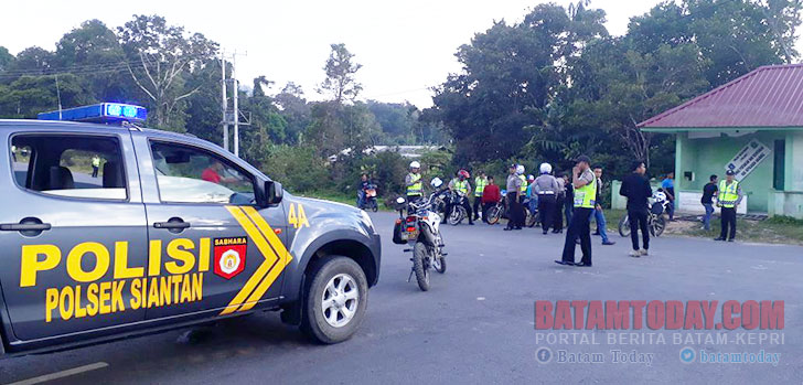 Polres Anambas Amankan Sepeda Motor yang Digunakan Balap Liar