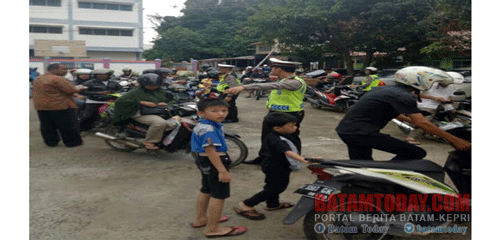 Satlantas Karimun dan BP2RD Kepri Gelar Razia Pajak Kendaraan