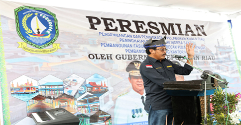 Resmikan Proyek Strategis, Nurdin: Pelabuhan untuk Tingkatkan Daya Saing Ekonomi Kepri
