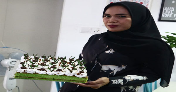 Rasakan Kelezatan Cake Pandan Gula Aren Ala @ohsweetcake