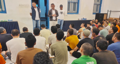 Cegah Barang Terlarang, Rutan Tanjungpinang Gelar Razia Gabungan dengan Polresta dan Koramil