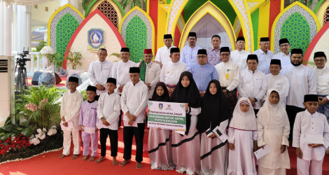 Tabligh Akbar Warnai Tahun Baru Islam di Kepri, Santunan Anak Yatim dan Donasi Palestina Jadi Sorotan