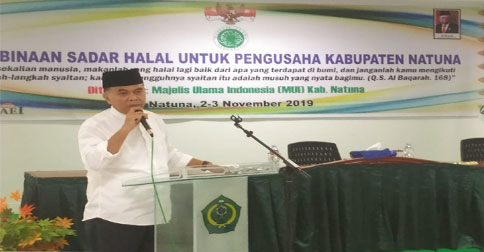 Pengusaha Industri Natuna Harus Gunakan Produk Halal