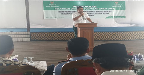 Pelatihan UPZ, Sekda Natuna: Mari Bersihkan Harta Kita dengan Berzakat
