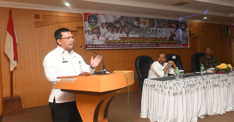 Buka Diklat Paskibra, Sekda Arif Fadillah Berpesan Jadi Kebanggaan Kepri