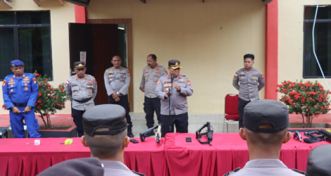 Polres Kepulauan Anambas Tingkatkan Profesionalisme Personel Gunakan Senjata Api