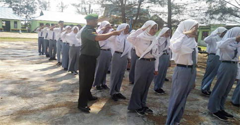 Koramil 06/Serasan Seleksi Paskibra HUT RI ke-74